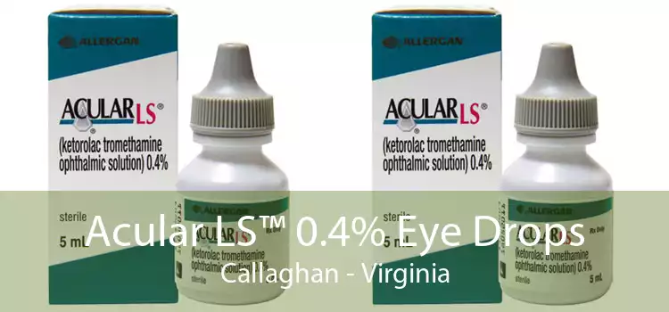 Acular LS™ 0.4% Eye Drops Callaghan - Virginia
