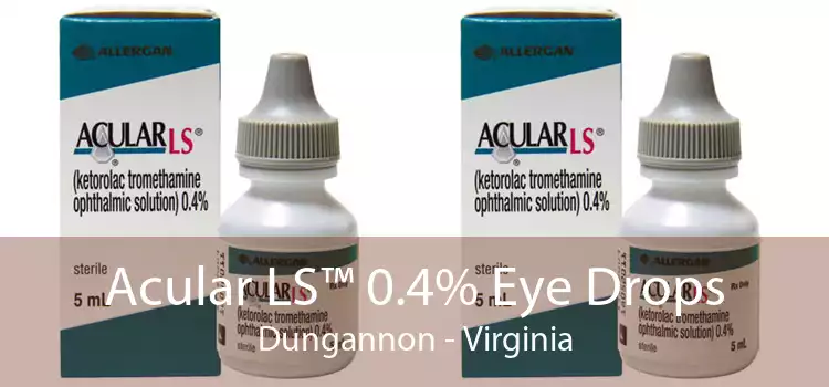 Acular LS™ 0.4% Eye Drops Dungannon - Virginia