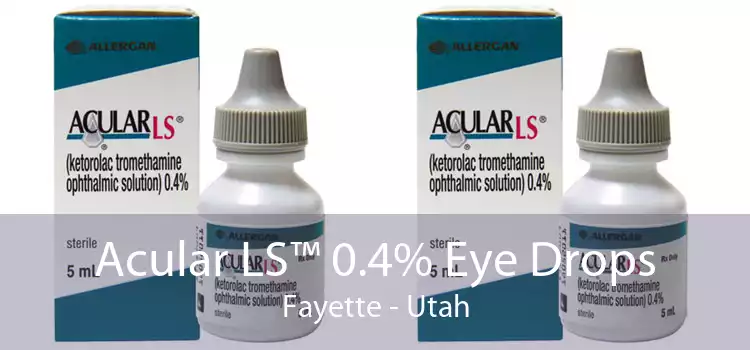 Acular LS™ 0.4% Eye Drops Fayette - Utah