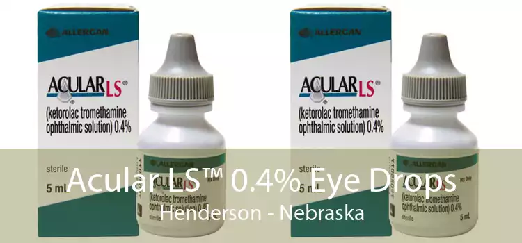 Acular LS™ 0.4% Eye Drops Henderson - Nebraska