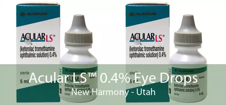 Acular LS™ 0.4% Eye Drops New Harmony - Utah