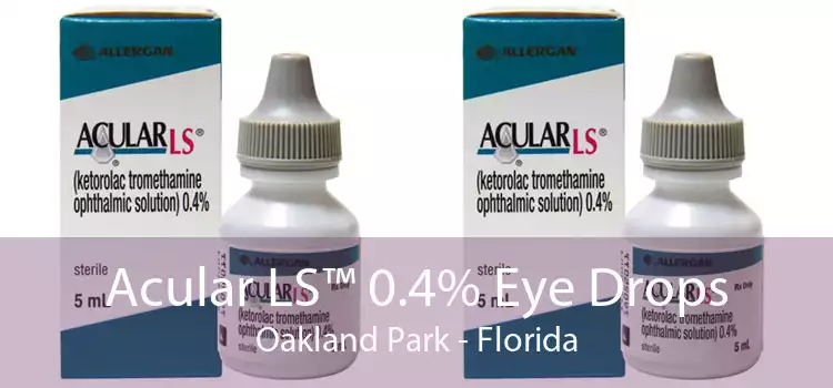 Acular LS™ 0.4% Eye Drops Oakland Park - Florida
