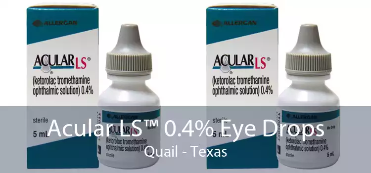 Acular LS™ 0.4% Eye Drops Quail - Texas