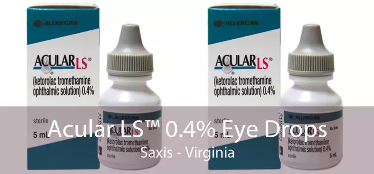 Acular LS™ 0.4% Eye Drops Saxis - Virginia